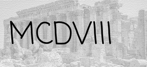 The Roman numeral 1408