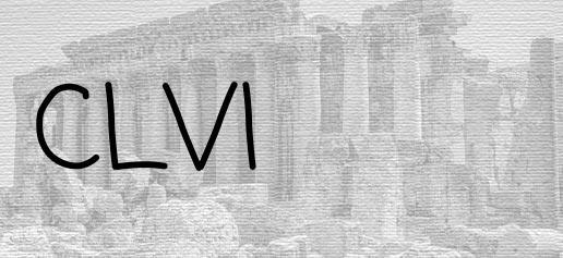 The Roman numeral 156